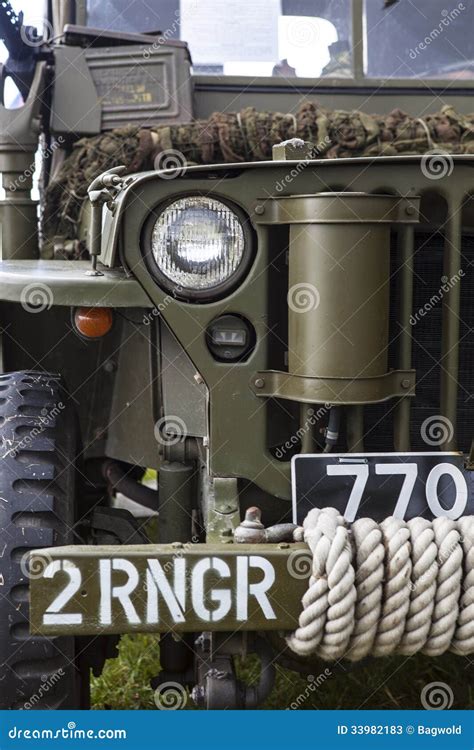 Vintage Wwii American Jeep Stock Image Image Of Antique 33982183