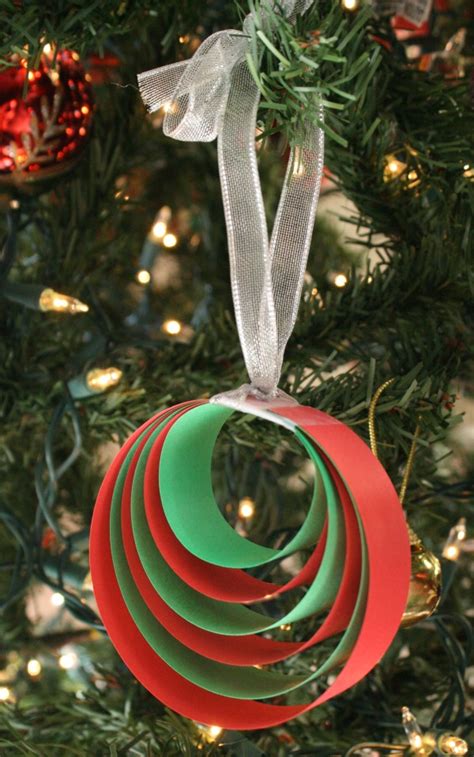 Easy Paper Christmas Ornament Craft Fantastic Fun And Learning