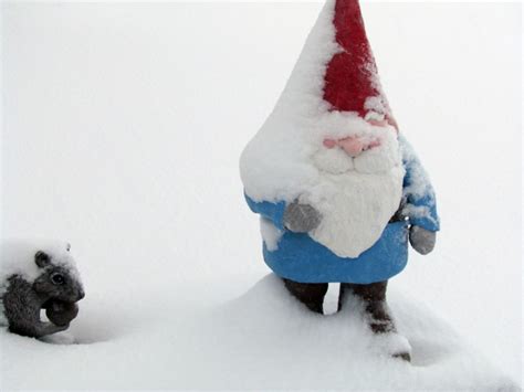 Waterproof Gnome In The Snow Ultimate Paper Mache