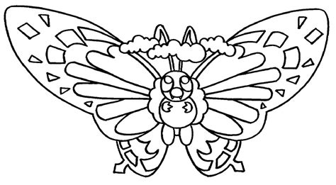Dibujo De Pokémon Butterfree Gigantamax Para Colorear Divertirse Con