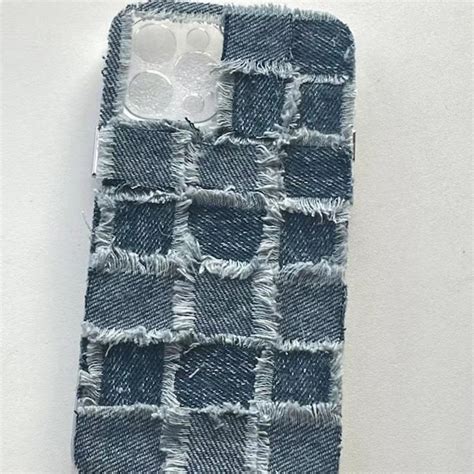 Denim Phone Case Etsy