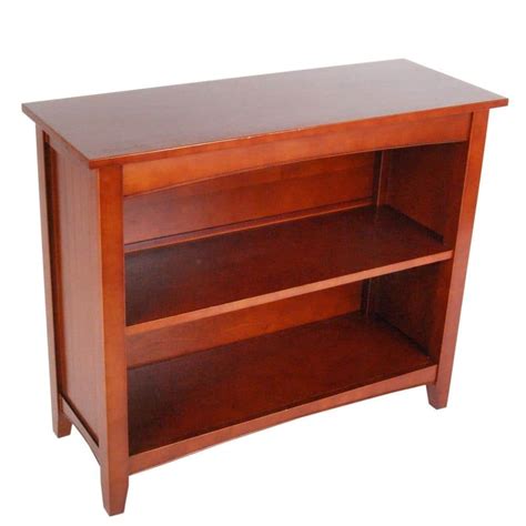Concepts In Wood Midas Double Wide 6 Shelf Bookcase In Cherry Mi4836 C