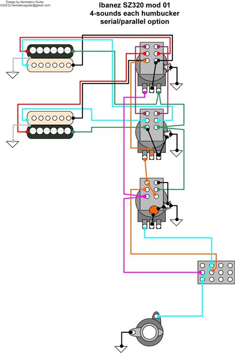 We can easily read books on the mobile, tablets and kindle, etc. Hermetico Guitar: Wiring Diagram: Ibanez SZ320 mod 01
