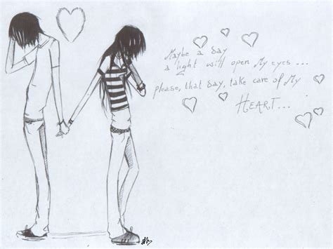 balahop emo love drawings