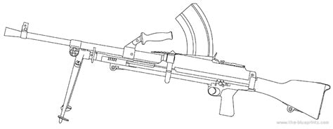 Machine Gun Drawing At Getdrawings Free Download
