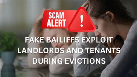 Scam Alert Fake Bailiffs Exploit Landlords And Tenants During