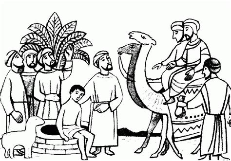 Bible Joseph In Egypt Coloring Pages Sketch Coloring Page