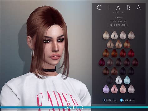 Ciara Hair By Anto From Tsr • Sims 4 Downloads