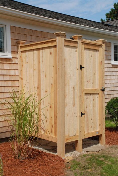 Complete Cedar Flooring Post Caps Outdoor Shower Kits Outdoor