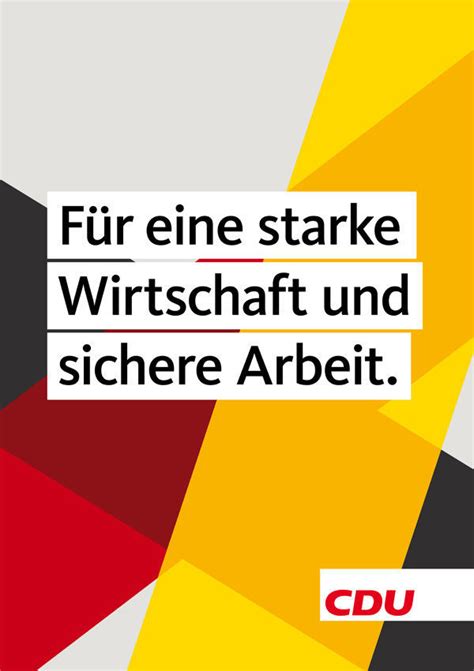 Die cdu startet mit ihren großplakaten in die heiße phase des wahlkampfs. Jung von Matt-Kampagne: CDU setzt auf modernen ...