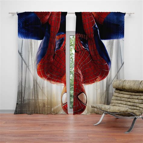 The Amazing Spider Man Peter Parker Curtain Super Heroes Bedding
