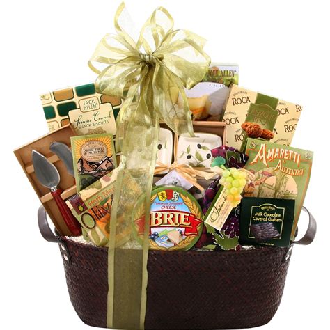 Whether you're hosting or you're a guest, our food from breakfast to dessert, these premium food gift baskets like coffee & tea baskets are sure to be enjoyed. Alder Creek Italian Gourmet Gift Basket | Gourmet Food Baskets | Food & Gifts | Shop The Exchange
