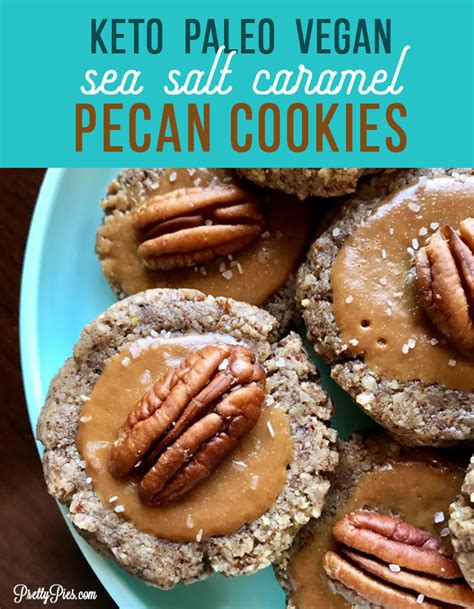 Unilever makes the claim that in the production of the bars, master chocolatiers source cocoa beans from rainforest. Sea Salt Caramel Pecan Cookies (Keto, Vegan & Paleo ...