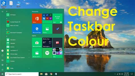 How To Change Taskbar Color In Windows 10 Updated Images