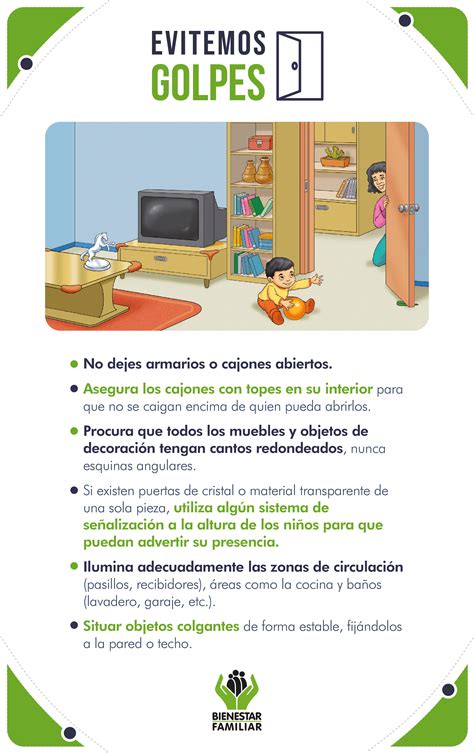 Guía para prevenir accidentes en el hogar Portal ICBF Instituto