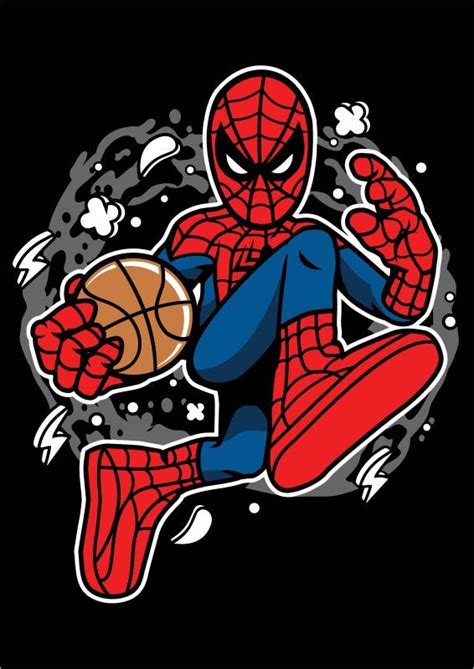 Spiderman Basketball Pictureframingstudio