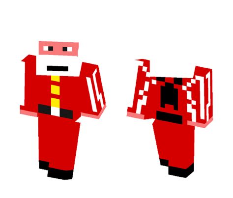 Download Santa With Creeper Marking Minecraft Skin For Free