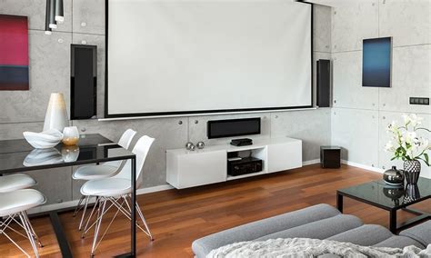 Projector Screen With Home Theater Iquarters