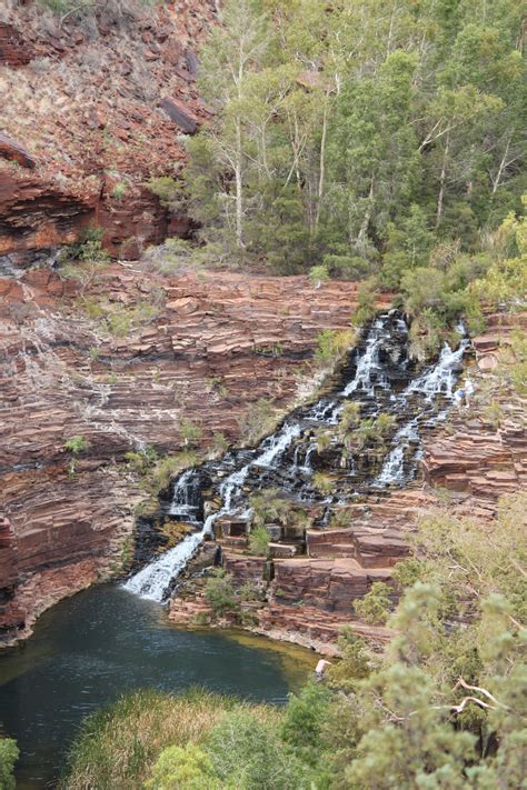 Fortescue Falls Karijini National Park In The Middle Of Nowhere