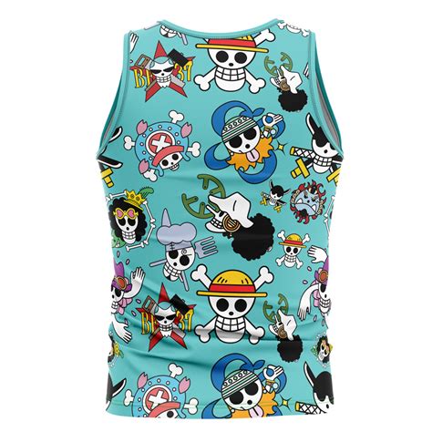 Strawhats Jolly Roger One Piece Tank Top Onepiecefans Store