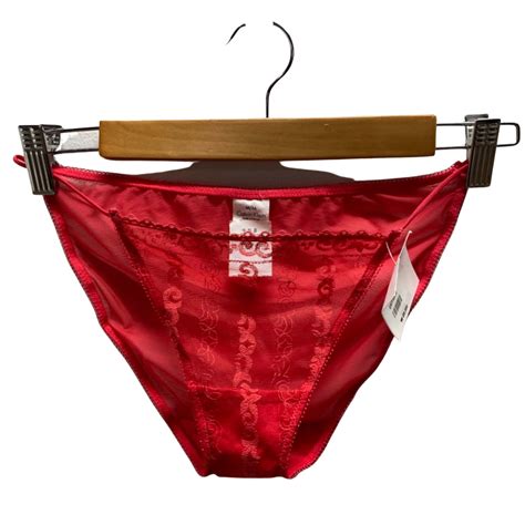 ladies calvin klein red underwear s