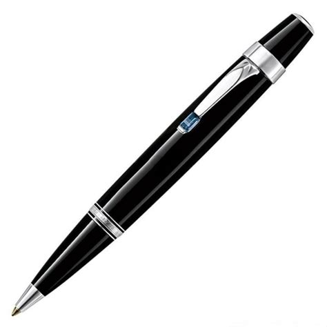 LMP Luxury Bohemies Black Resin Ballpoint Pen Portable Short Travel