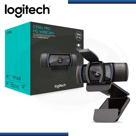 Webcam Logitech C920s Pro Full Hd Black Usb Pn960 001257