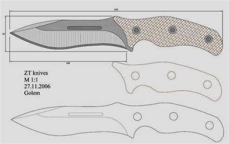 89%(18)89% encontró este documento útil (18 votos). facón chico: Moldes de Cuchillos | Plantillas cuchillos ...