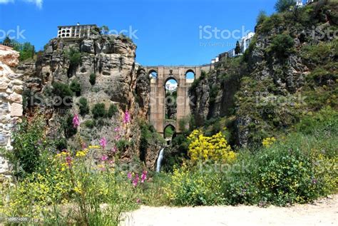 New Bridge Ronda Spain Stock Photo Download Image Now Andalusia