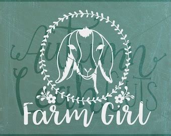 Farm Girl Svg Etsy