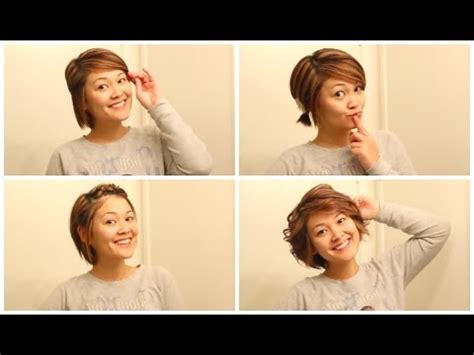50 totally gorgeous short hairstyles for women. Easy Hairstyles When Growing Out Your Hair - YouTube