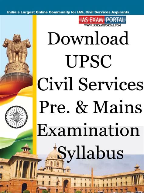 Upsc Civil Services Examination Syllabus Iasexamportal Com ID