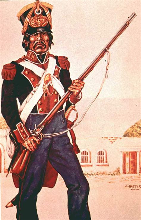 Mexican Uniforms 1836 Matamoros Battalion Flag Joseph Hefter Mexican