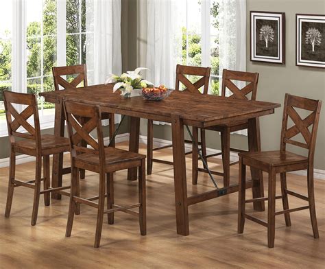 For instance, if you are looking for the perfect setting this round dining table for 6 constitutes a fabulous piece of contemporary furniture, adding style and chic to any living or dining area. High Top Kitchen Table Sets - HomesFeed