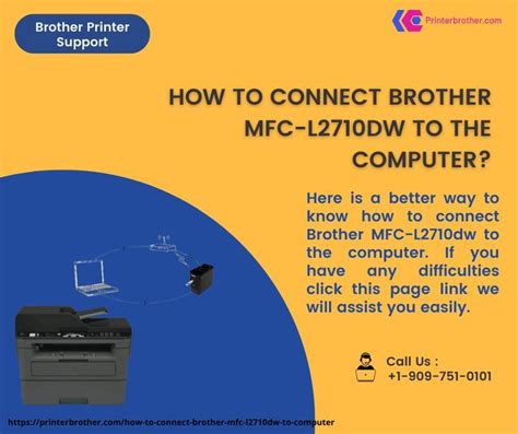 How To Connect Brother Mfc L2710dw To The Computer In 2022 Brother