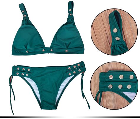 2018 Original Design Factory Custom Emerald Sexy Bikini High Quality