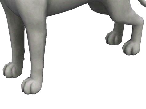Mod The Sims Paw Size Slider For Big And Small Dogs