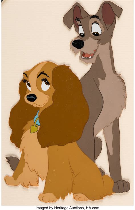 Lady And The Tramp Publicity Cel Walt Disney 1955 Animation