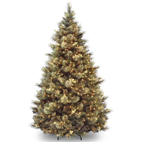 National Tree Co 75 Carolina Pine Artificial Christmas Tree With 750