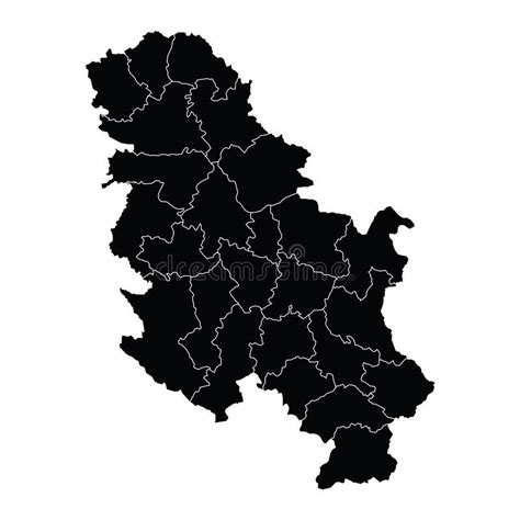 Serbia Political Map Illustrator Vector Eps Maps Eps Illustrator Map Images