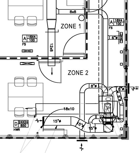 Carrier offers incredibly quiet air conditioning systems that won't disrupt you in your backyard or on your patio. SAMPLE RESIDENTIAL hvac layout drawing - Google Search in 2019 | Hvac design, Hvac maintenance ...
