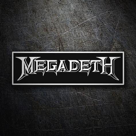 Autocollant Megadeth Logo WebStickersMuraux