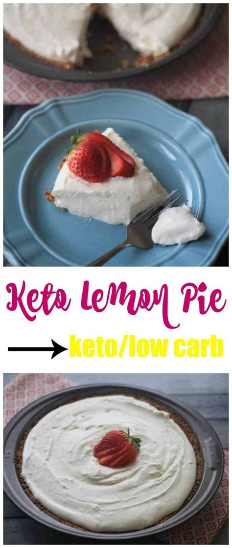 Sugar free & low carb sicilian cannoliqueen keto. Keto/Low Carb Lemon Pie | Recipe | Low carb desserts, Food recipes, Ketogenic desserts