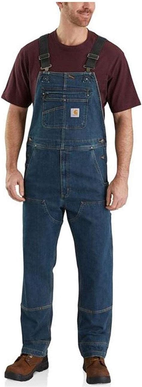 Buy Carhartt Mens Rugged Flex Relaxed Fit Denim Bib Overall Online At
