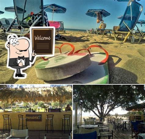 paradise beach bar paralia kourna apokoronas hanion restaurant reviews