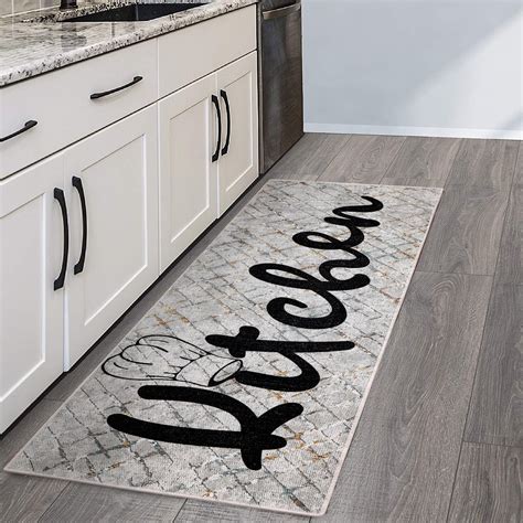 Sussexhome Non Skid Washable Kitchen Runner Rug Ultra Thin 70