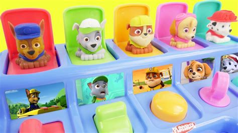 Pop Up Toy With Paw Patrol Pups Youtube