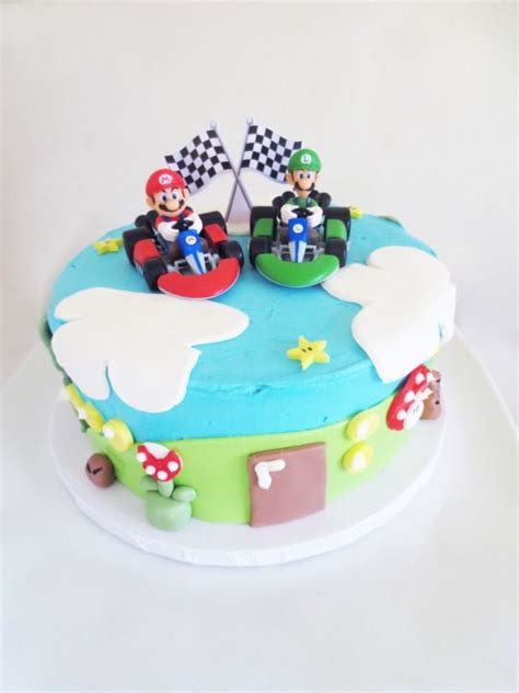 In addition, i'm also working on other party accessories for my son's birthday in july. fatecakes | Cake, Mario kart cake, Cupcake cakes