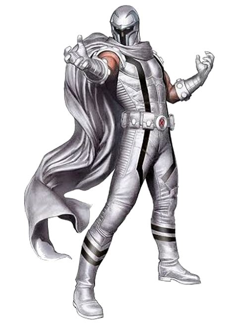 Magneto White Suit Superhero Pose Marvel Heroes Magneto Art