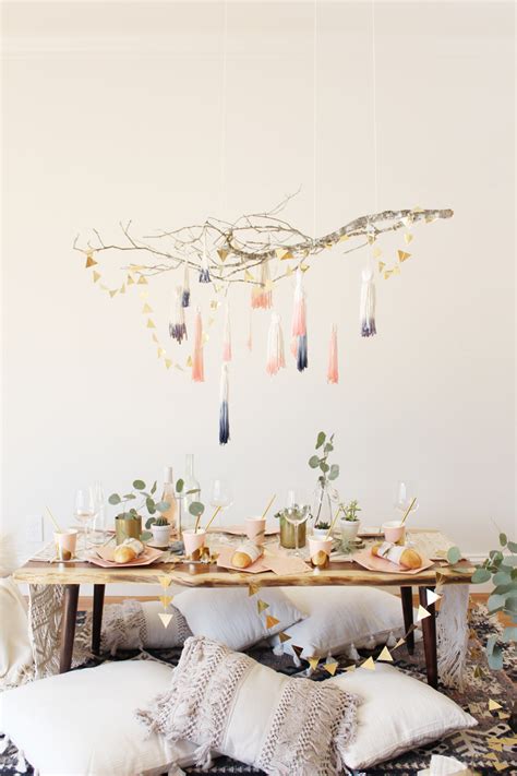 Do it yourself (diy) is the method of building, modifying, or repairing things without the direct aid of experts or professionals. Cozy Home Decor | DIY Dip Dye Tassel Chandelier - Shop ...